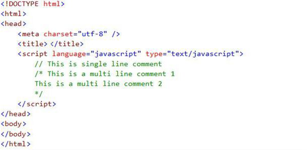 Як в HTML закомментировать рядок?