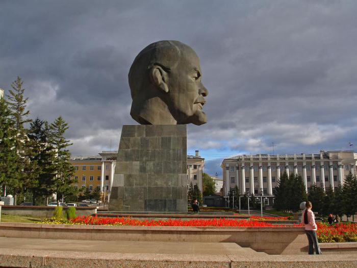 улан уде пам'ятник голова леніна 